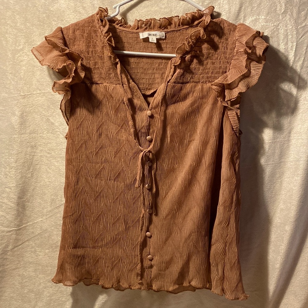 Mauve blouse